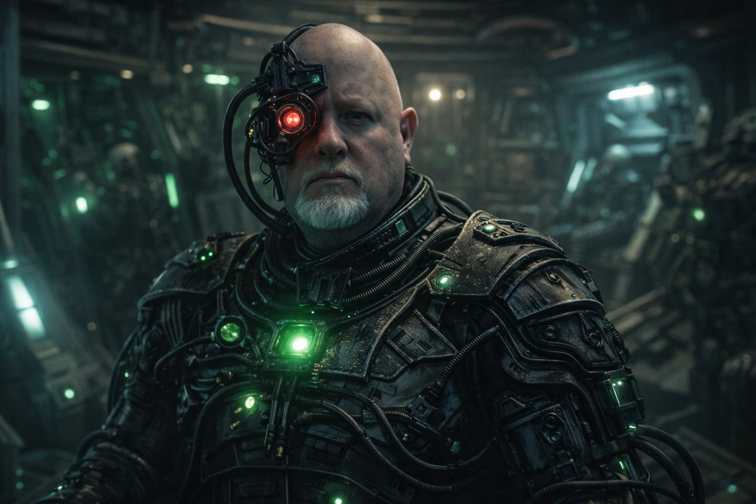 A Borg-inspired sci-fi image illustrating collective assimilation.