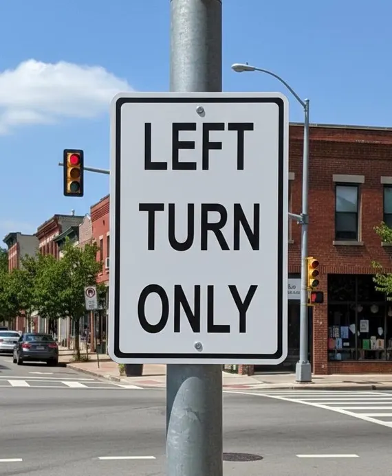 A visual of bodies or directional movement turning left.